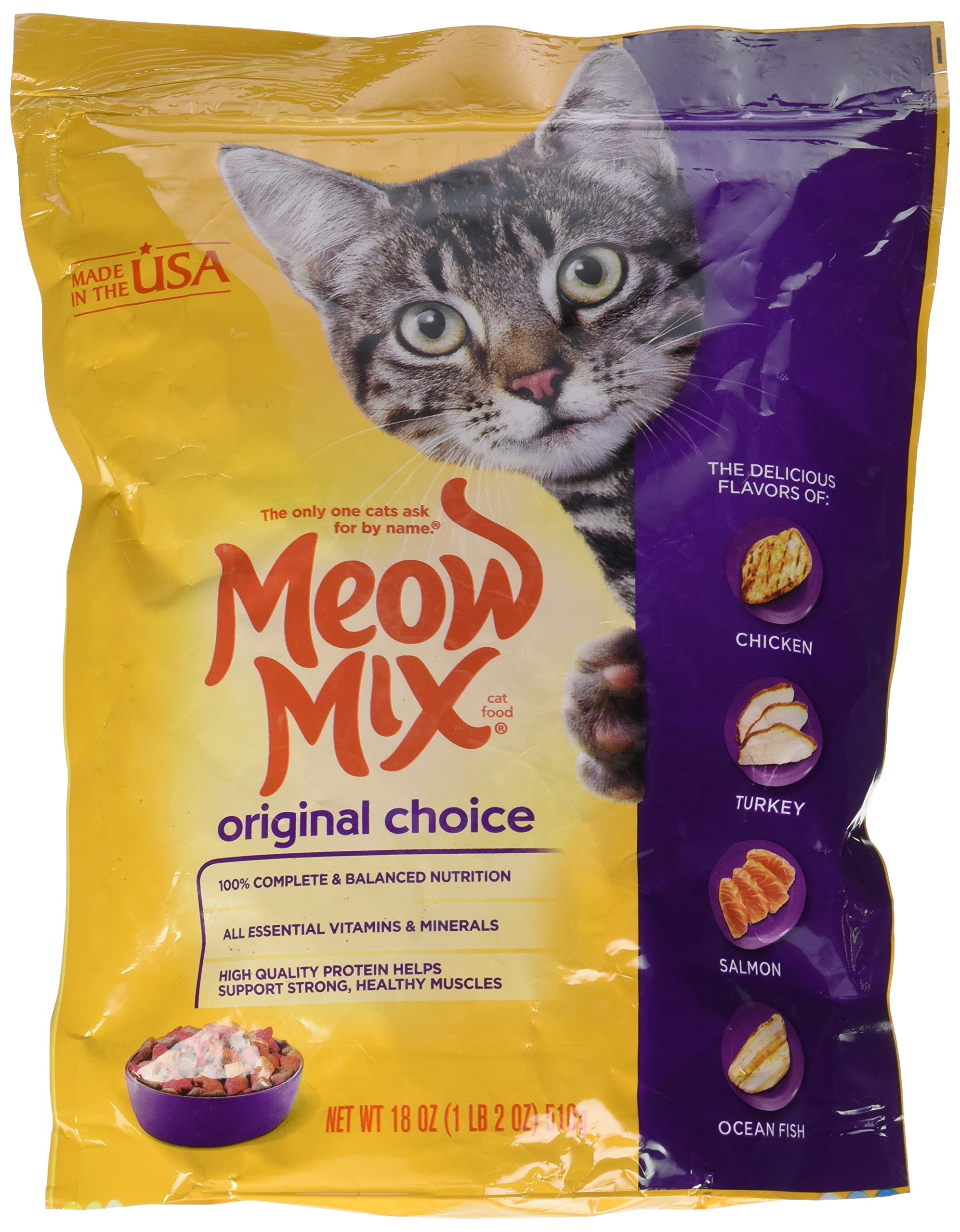 Ração Seca para Gatos Adultos Sabor Frango – Meow Mix | Frete